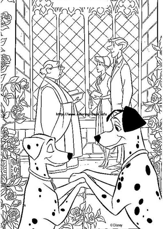 Plansa de colorat cu 101 Dalmatieni 35 29